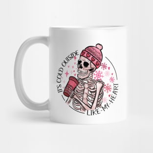 Funny Skeleton Valentine Mug